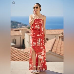 BCBGMaxAzria Strapless Daniella Dress